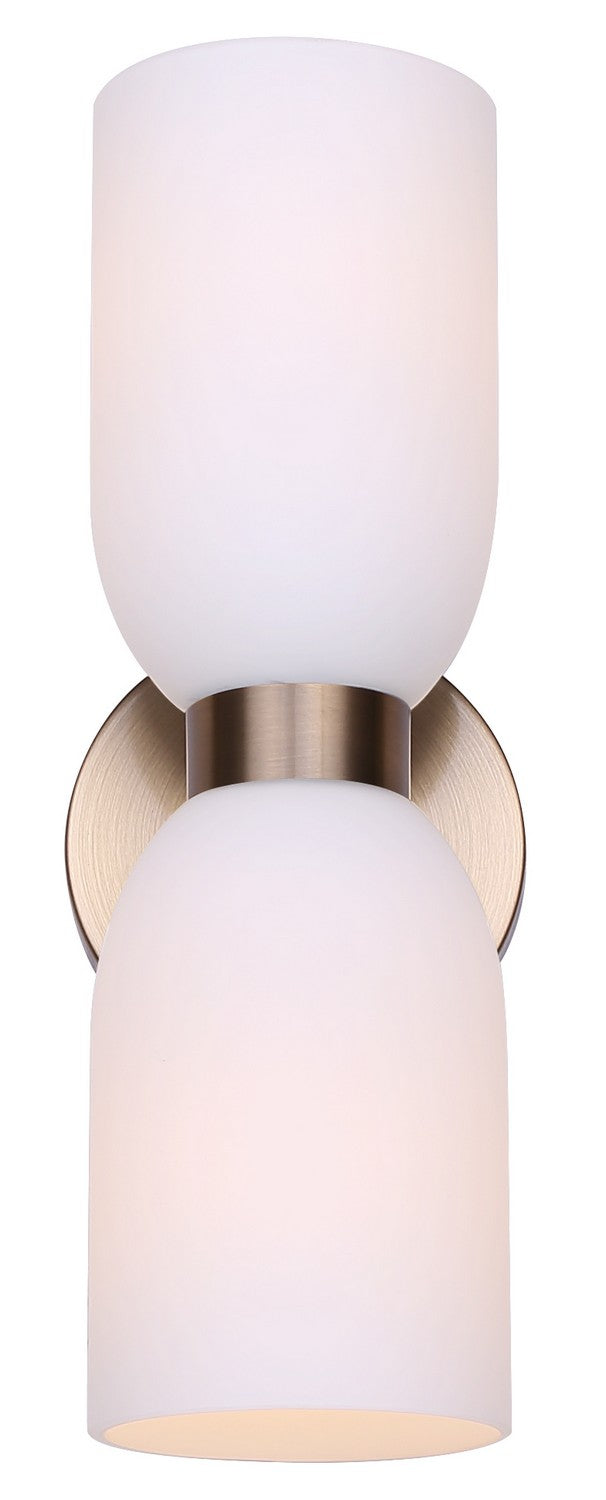 Canarm IWF1251A02GD Two Light Wall Fixture, Gold
