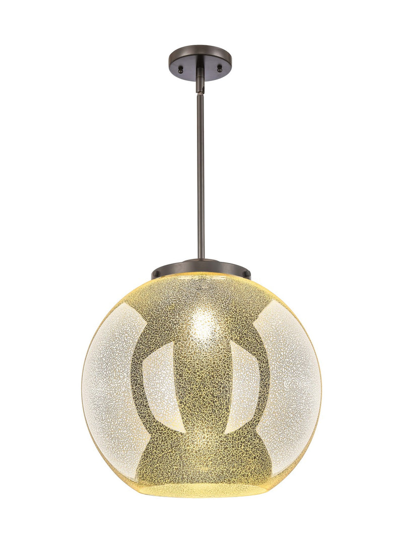 Innovations 221-1S-OB-G128-16 One Light Pendant, Oil Rubbed Bronze