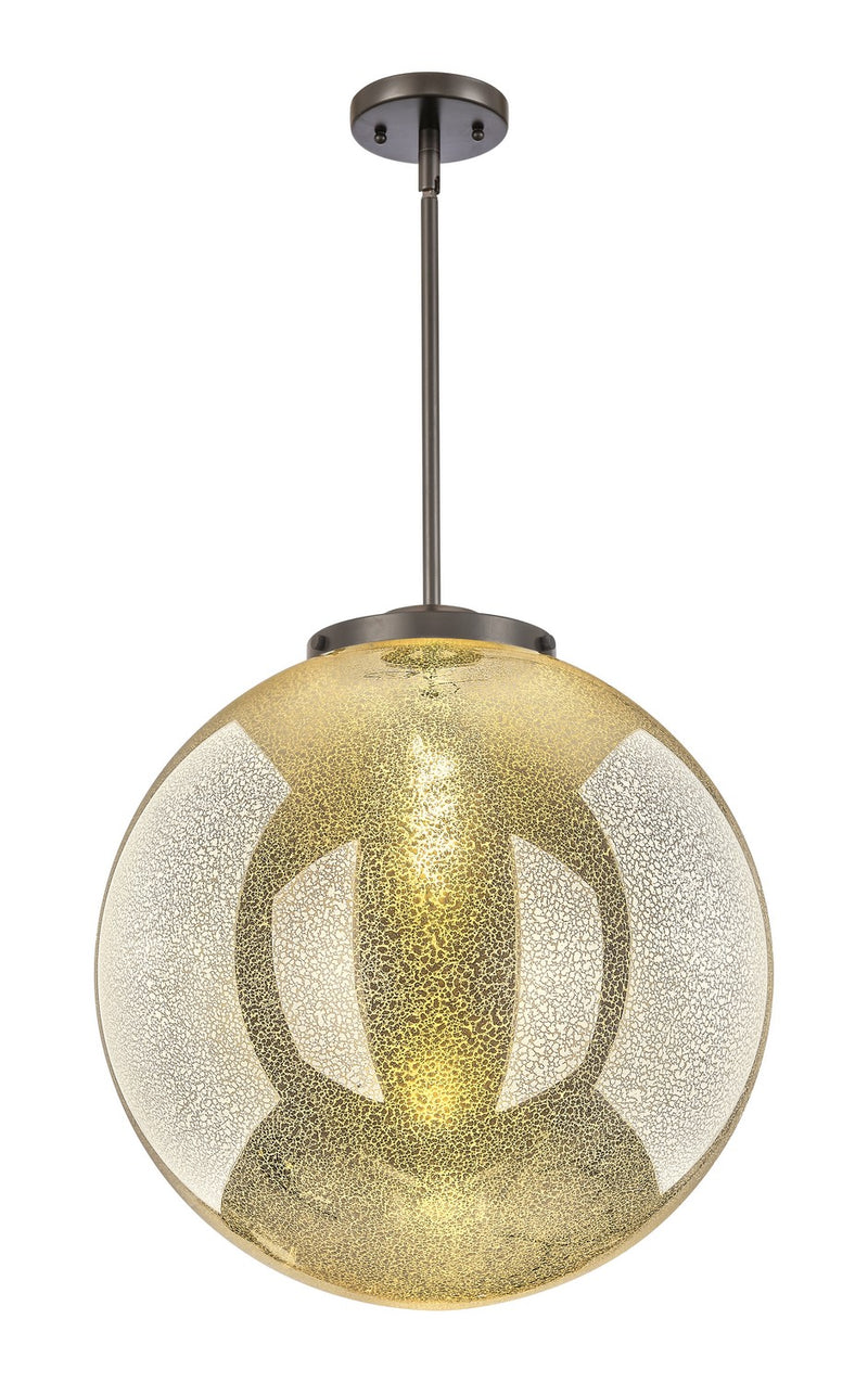Innovations 221-1S-OB-G208-18 One Light Pendant, Oil Rubbed Bronze