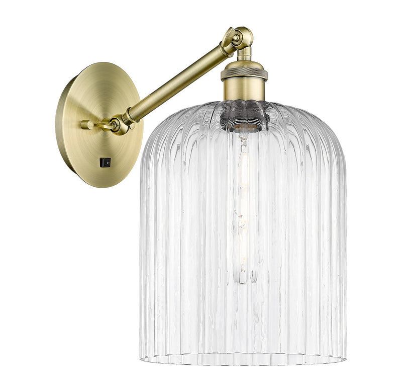 Innovations 317-1W-AB-G559-8CL One Light Wall Sconce, Antique Brass