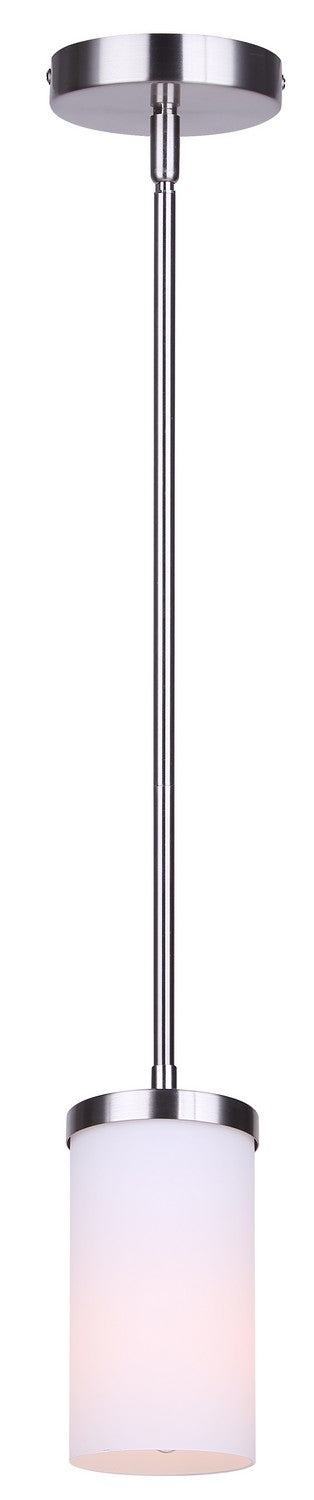 Canarm IPL1234A01BN-FO One Light Pendant, Brushed Nickel