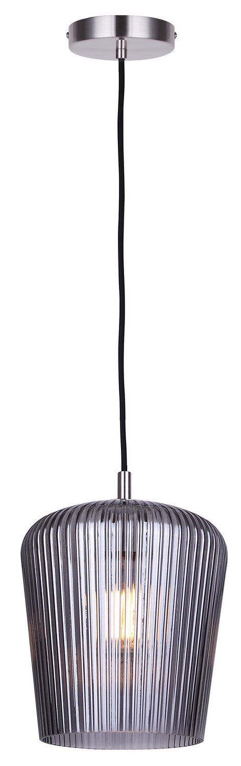 Canarm IPL1249A01BN-SR One Light Pendant, Brushed Nickel