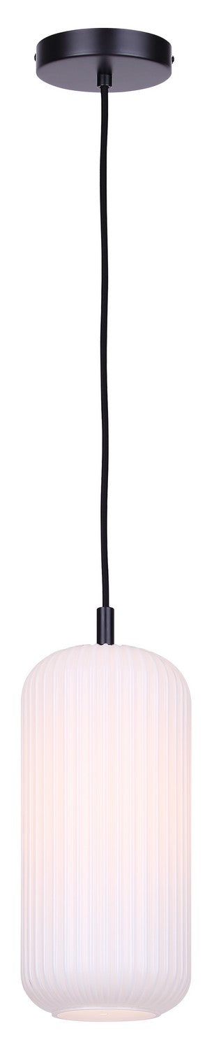 Canarm IPL1250A01BK-OR One Light Pendant, Matte Black