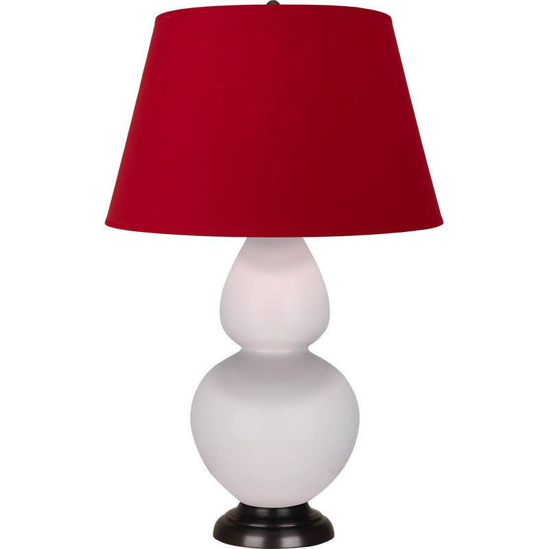 Robert Abbey RW21R One Light Table Lamp, Rose Water Glazed Ceramic w/Deep Patina Bronze