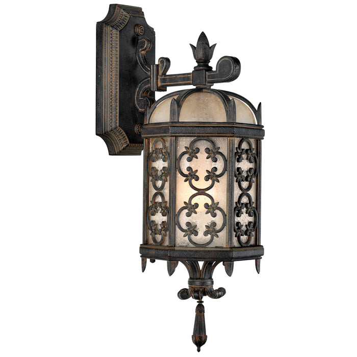 Fine Art 338581ST One Light Outdoor Wall Mount, Black