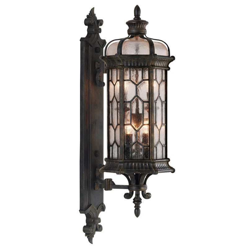Fine Art 413881-1ST Four Light Outdoor Wall Mount, Bronze