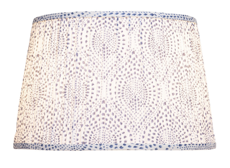 Currey and Company 0900-6020 Lamp Shade, Blue/Ivory