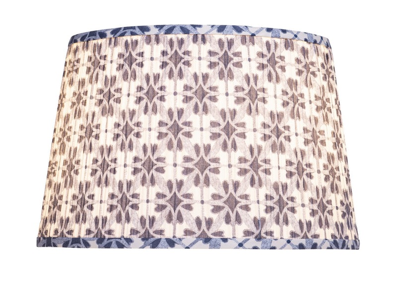 Currey and Company 0900-6024 Lamp Shade, Blue/Ivory