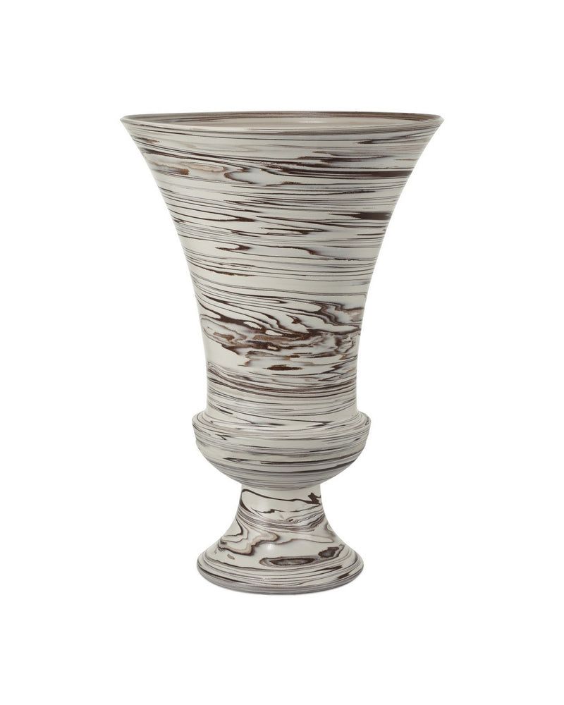 Currey and Company 1200-1010 Vase, Beige/Brown