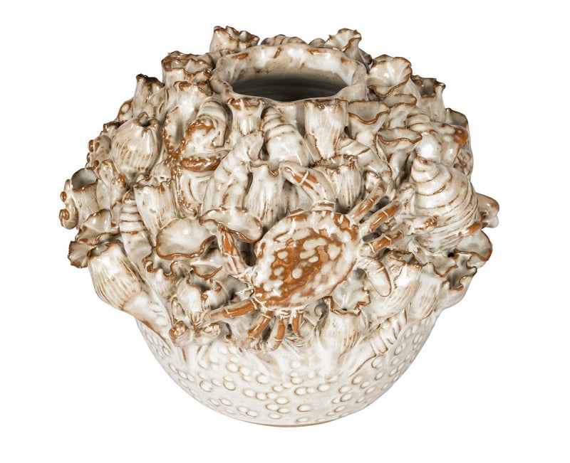 Currey and Company 1200-1053 Vase, Milky White