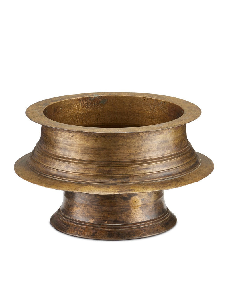 Currey and Company 1200-1054 Bowl, Antique Brass