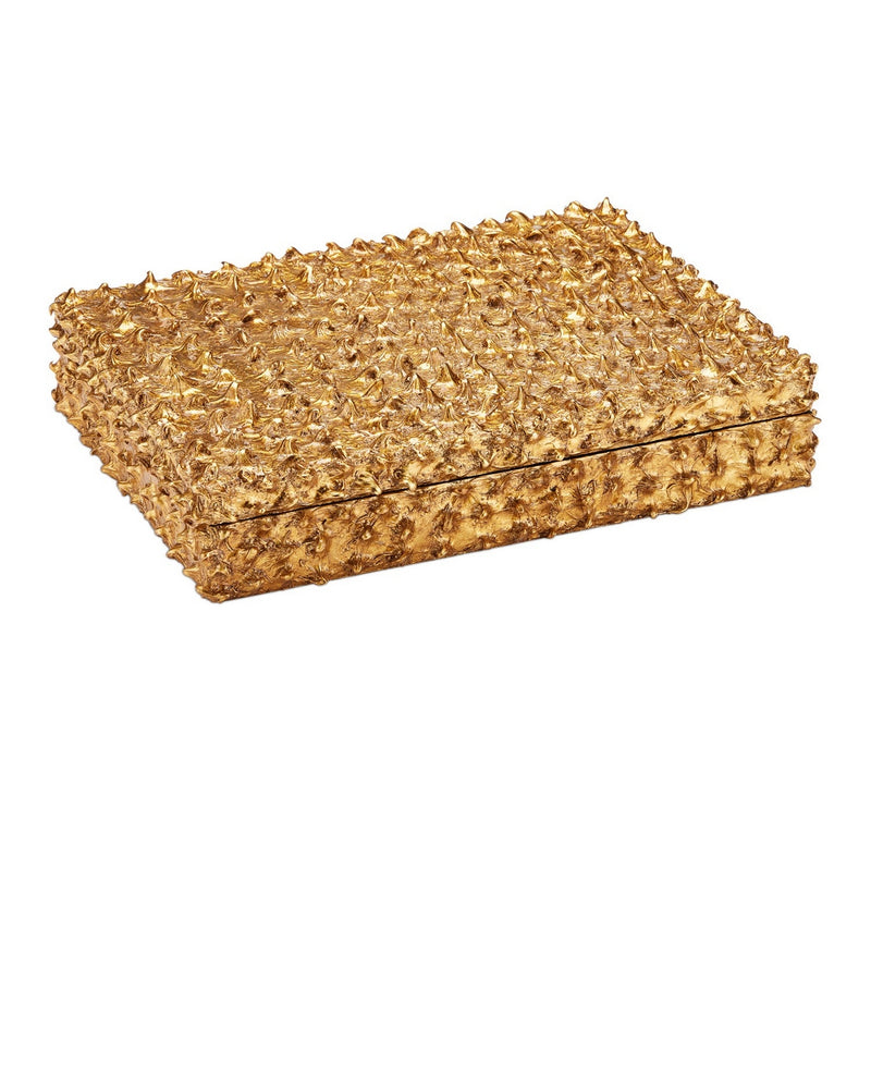 Currey and Company 1200-1055 Box, Gold Leaf