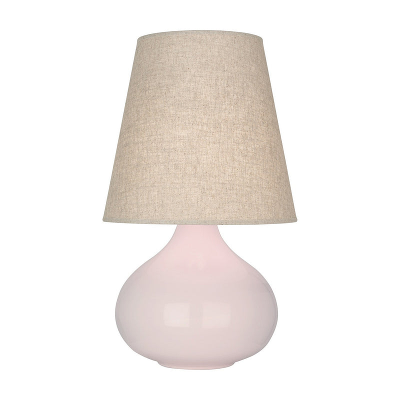 Robert Abbey RW91 One Light Accent Lamp, Rose Water Glazed Ceramic