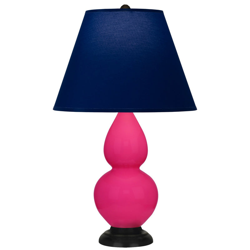 Robert Abbey RZ11N One Light Accent Lamp, Razzle Rose Glazed Ceramic w/Deep Patina Bronze