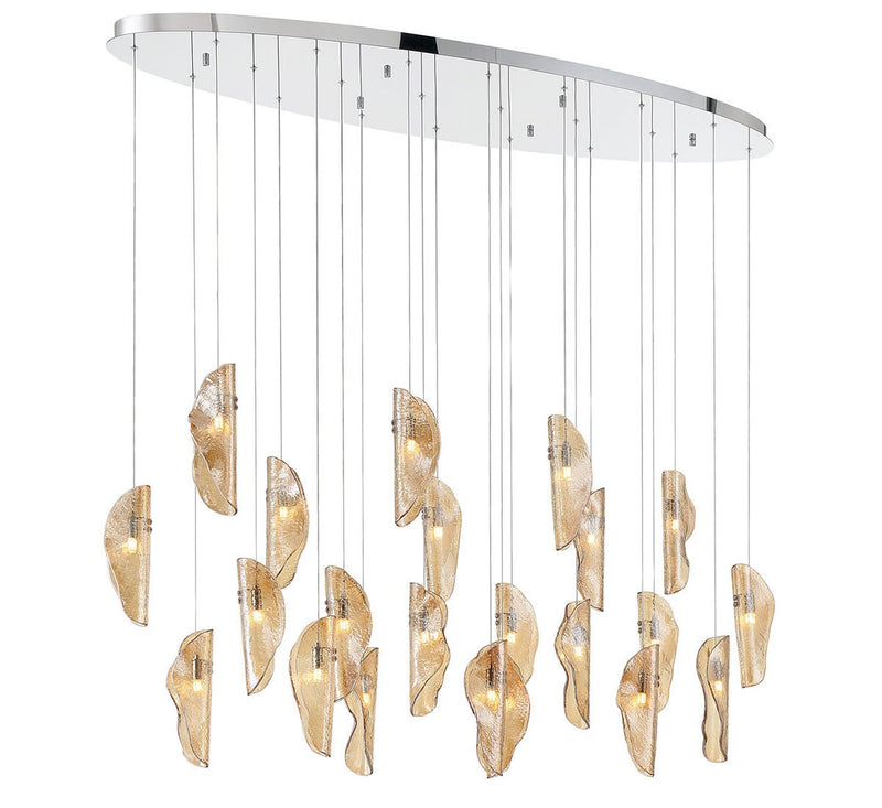 Lib & Co. 12220-018-01 LED Chandelier, Chrome