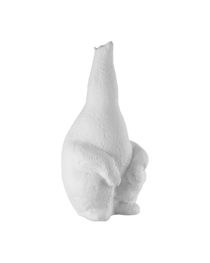 Currey and Company 1200-1100 Sculpture, White
