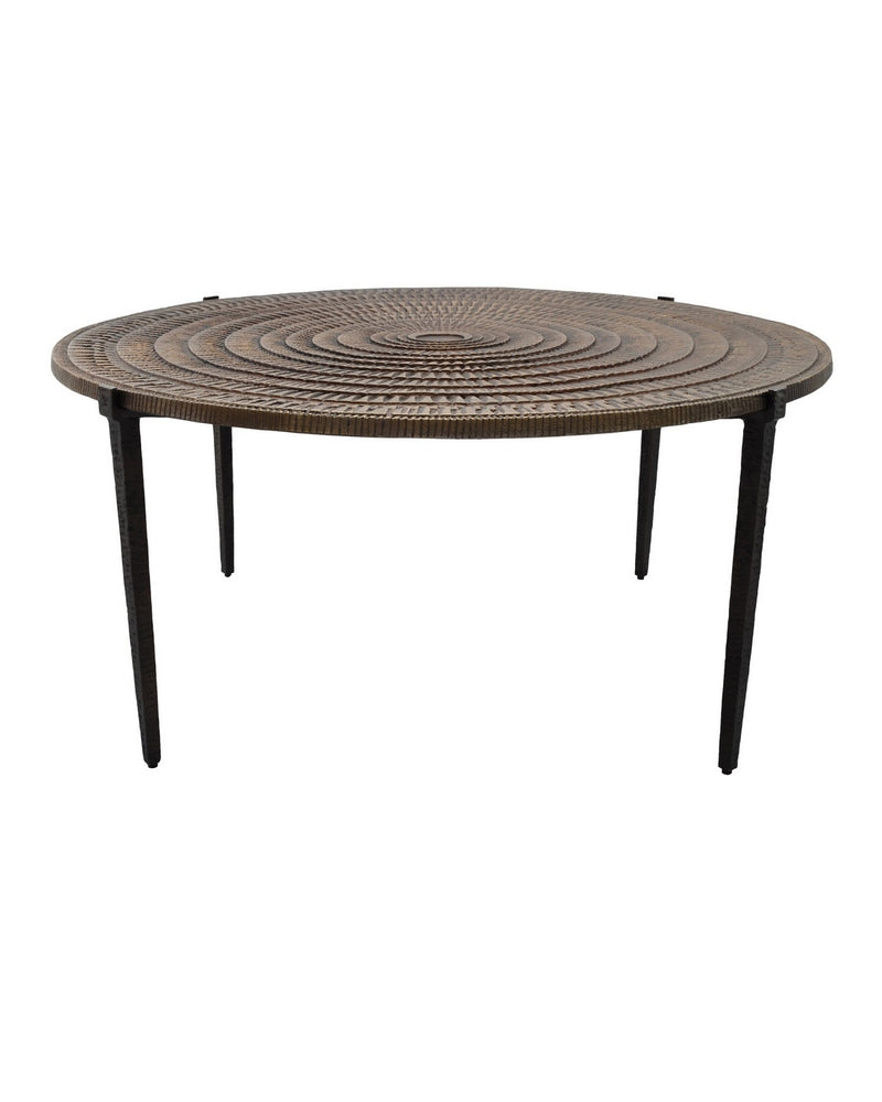 Currey and Company 4000-0257 Cocktail Table, Antique Bronze/Dark Bronze