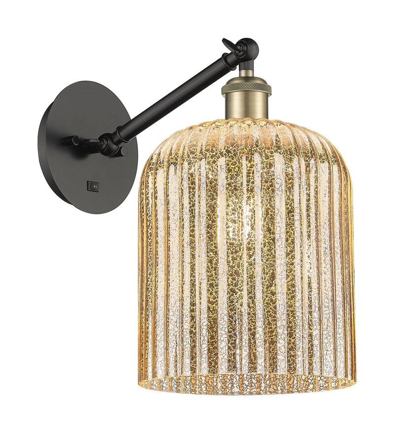 Innovations 317-1W-BAB-G559-8ME One Light Wall Sconce, Black Antique Brass