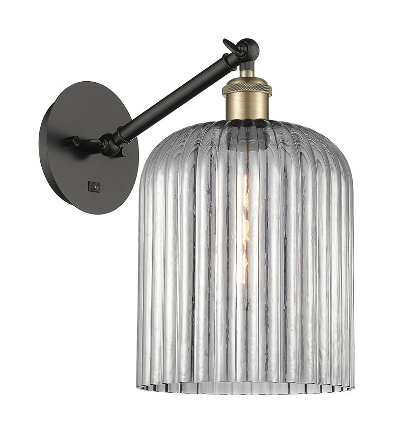 Innovations 317-1W-BAB-G559-8SM One Light Wall Sconce, Black Antique Brass