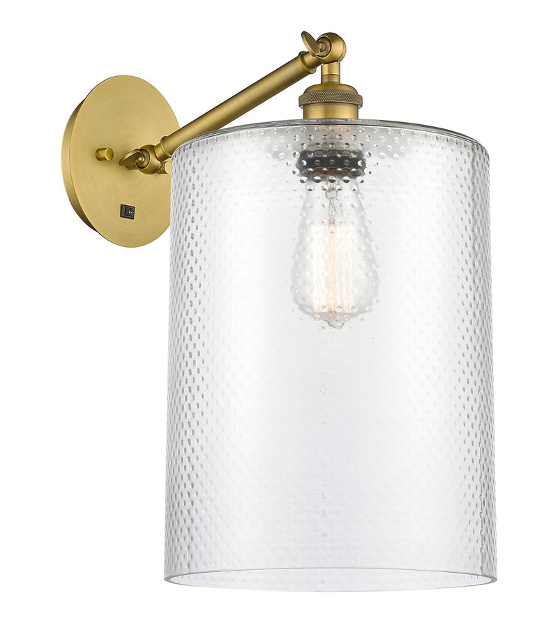 Innovations 317-1W-BB-G112-L One Light Wall Sconce, Brushed Brass