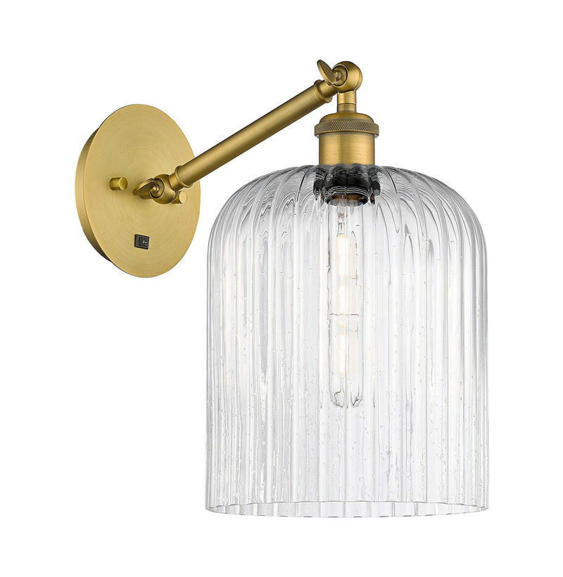 Innovations 317-1W-BB-G559-8SDY One Light Wall Sconce, Brushed Brass