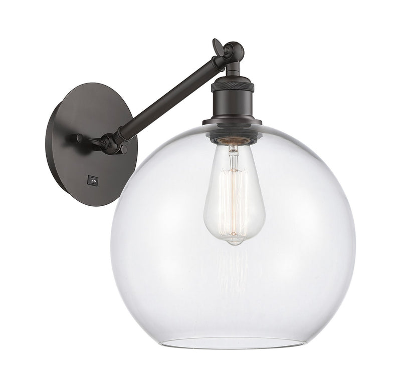 Innovations 317-1W-OB-G122-10 One Light Wall Sconce, Oil Rubbed Bronze