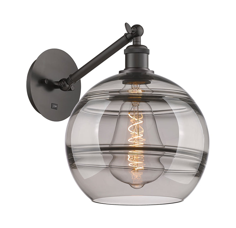 Innovations 317-1W-OB-G556-10SM One Light Wall Sconce, Oil Rubbed Bronze