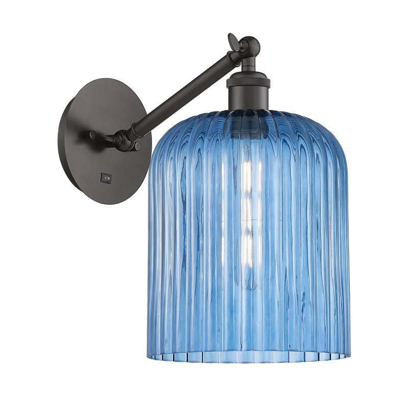 Innovations 317-1W-OB-G559-8BL One Light Wall Sconce, Oil Rubbed Bronze