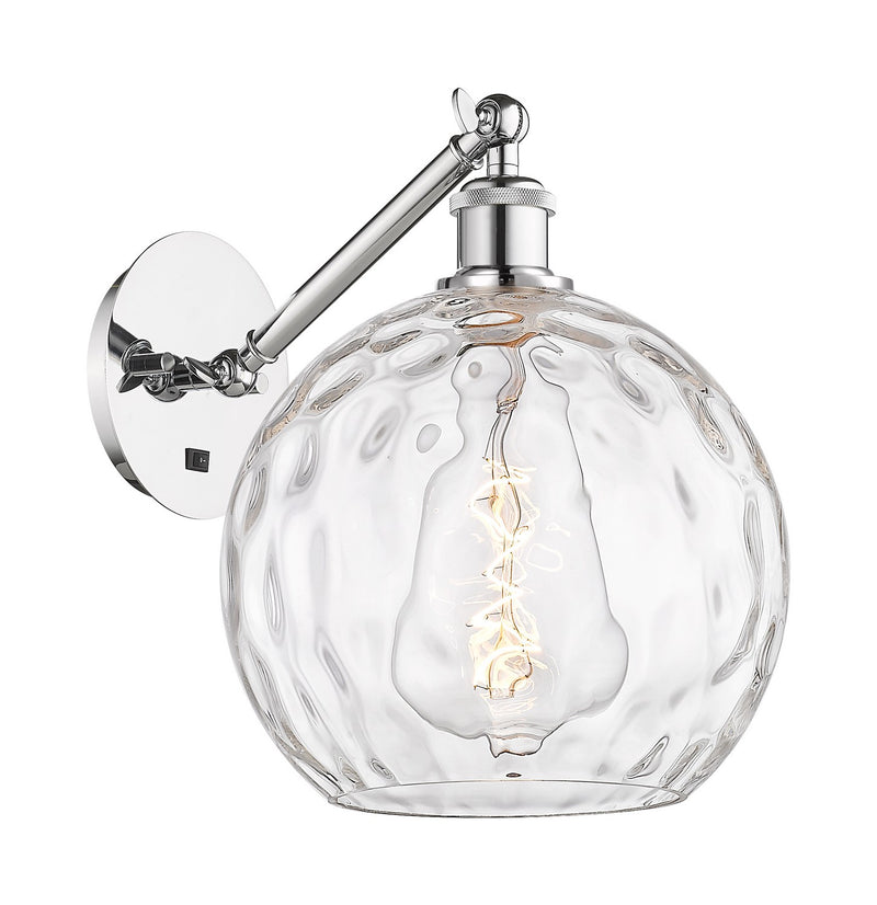 Innovations 317-1W-PC-G1215-10 One Light Wall Sconce, Polished Chrome