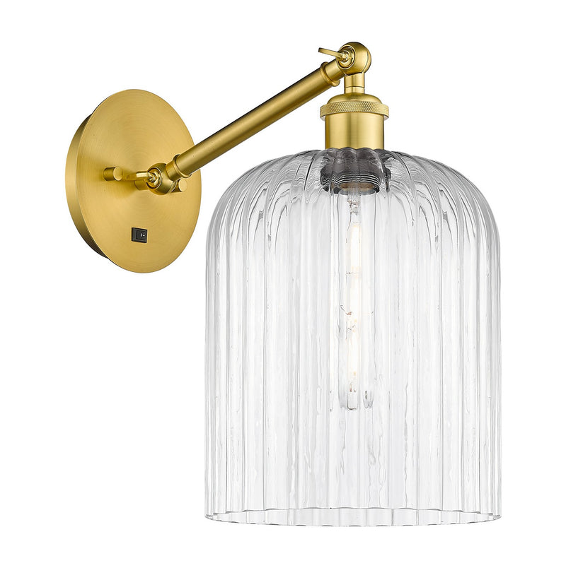 Innovations 317-1W-SG-G559-8CL One Light Wall Sconce, Satin Gold