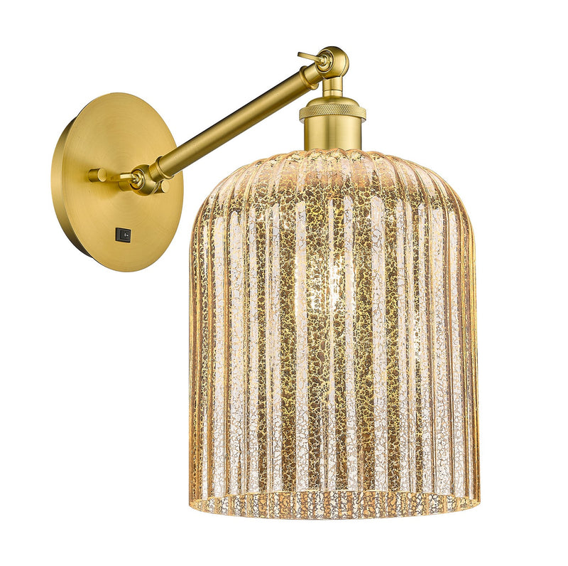 Innovations 317-1W-SG-G559-8ME One Light Wall Sconce, Satin Gold
