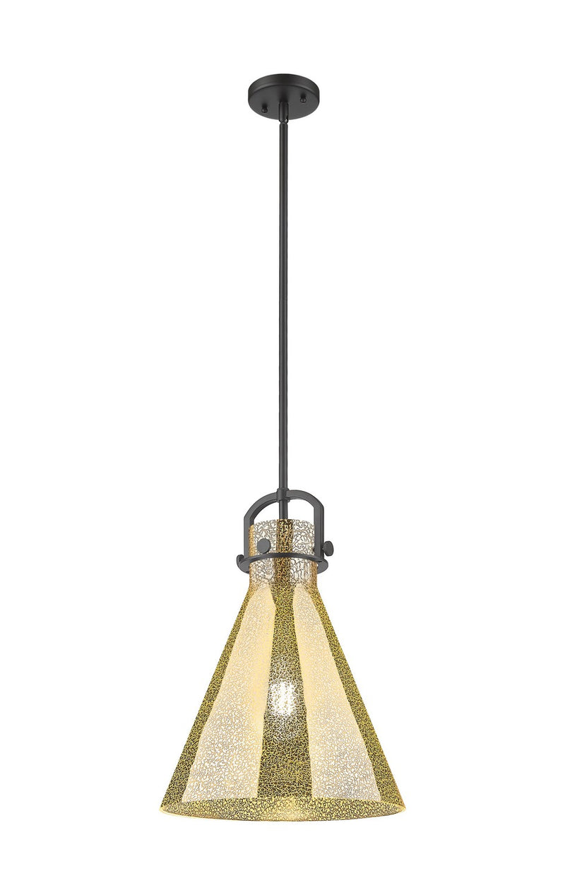 Innovations 410-1SL-BK-G411-14ME One Light Pendant, Matte Black