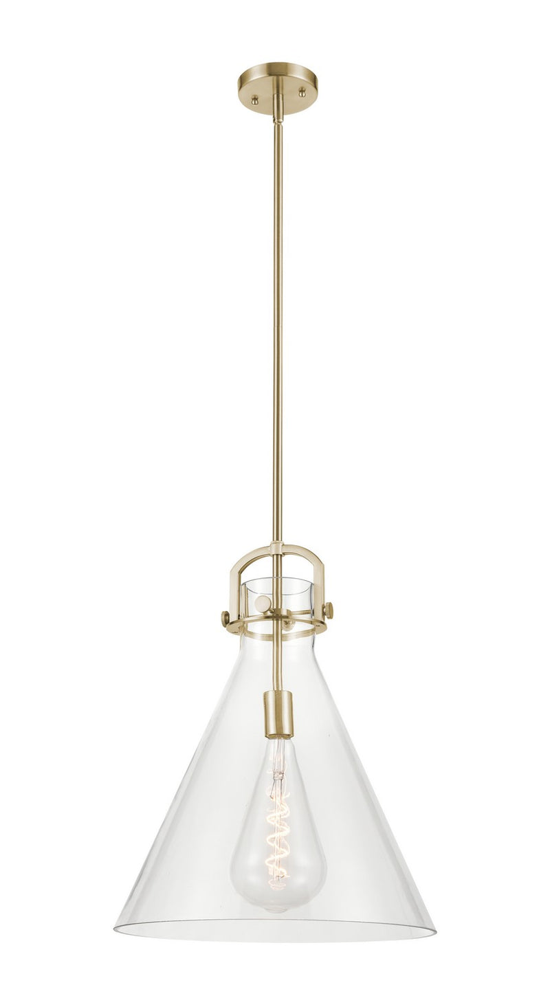Innovations 410-1SL-CB-G411-16CL One Light Pendant, Champagne Bronze