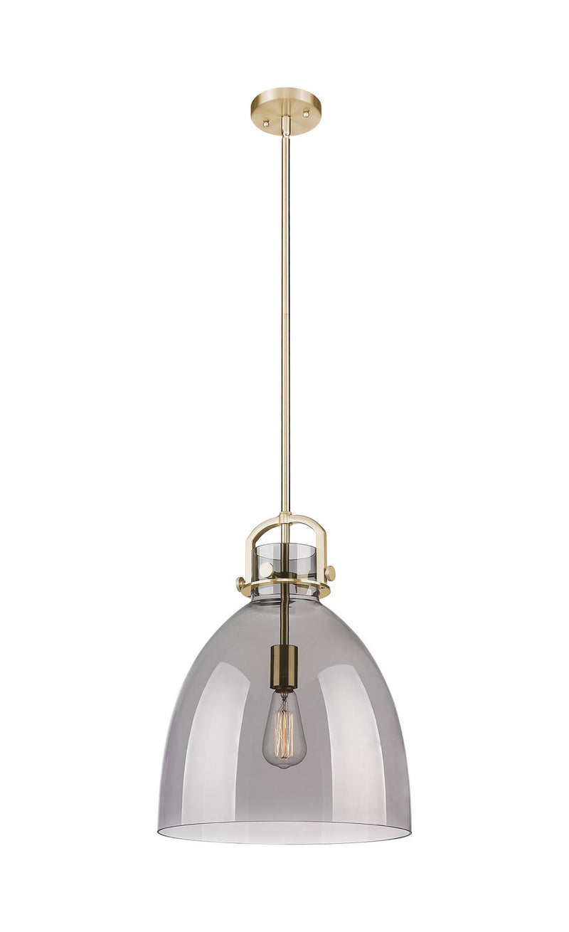 Innovations 410-1SL-CB-G412-14SM One Light Pendant, Champagne Bronze