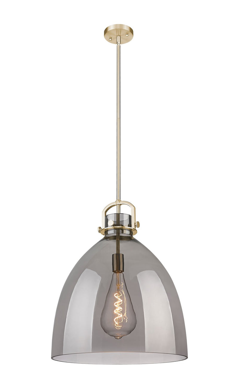 Innovations 410-1SL-CB-G412-18SM One Light Pendant, Champagne Bronze