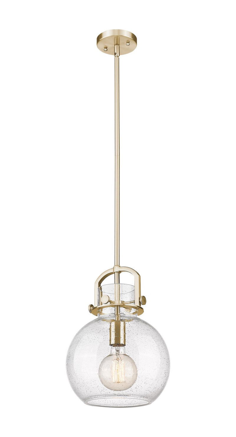 Innovations 410-1SM-CB-G410-10SDY One Light Mini Pendant, Champagne Bronze