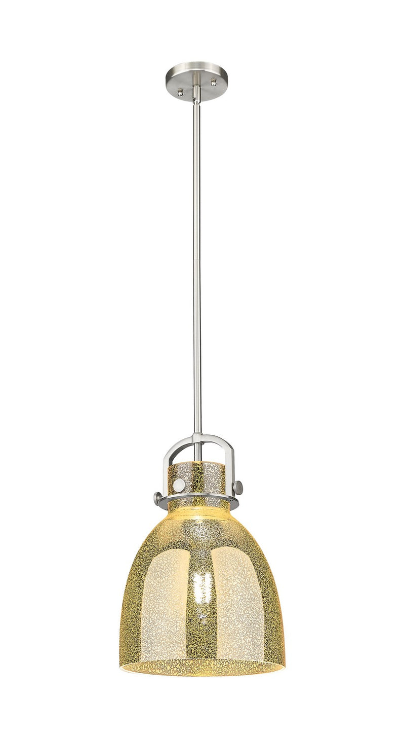 Innovations 410-1SM-SN-G412-10ME One Light Mini Pendant, Satin Nickel