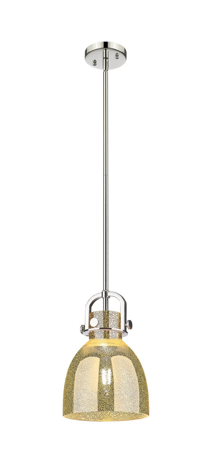 Innovations 410-1SS-PN-G412-8ME One Light Mini Pendant, Polished Nickel