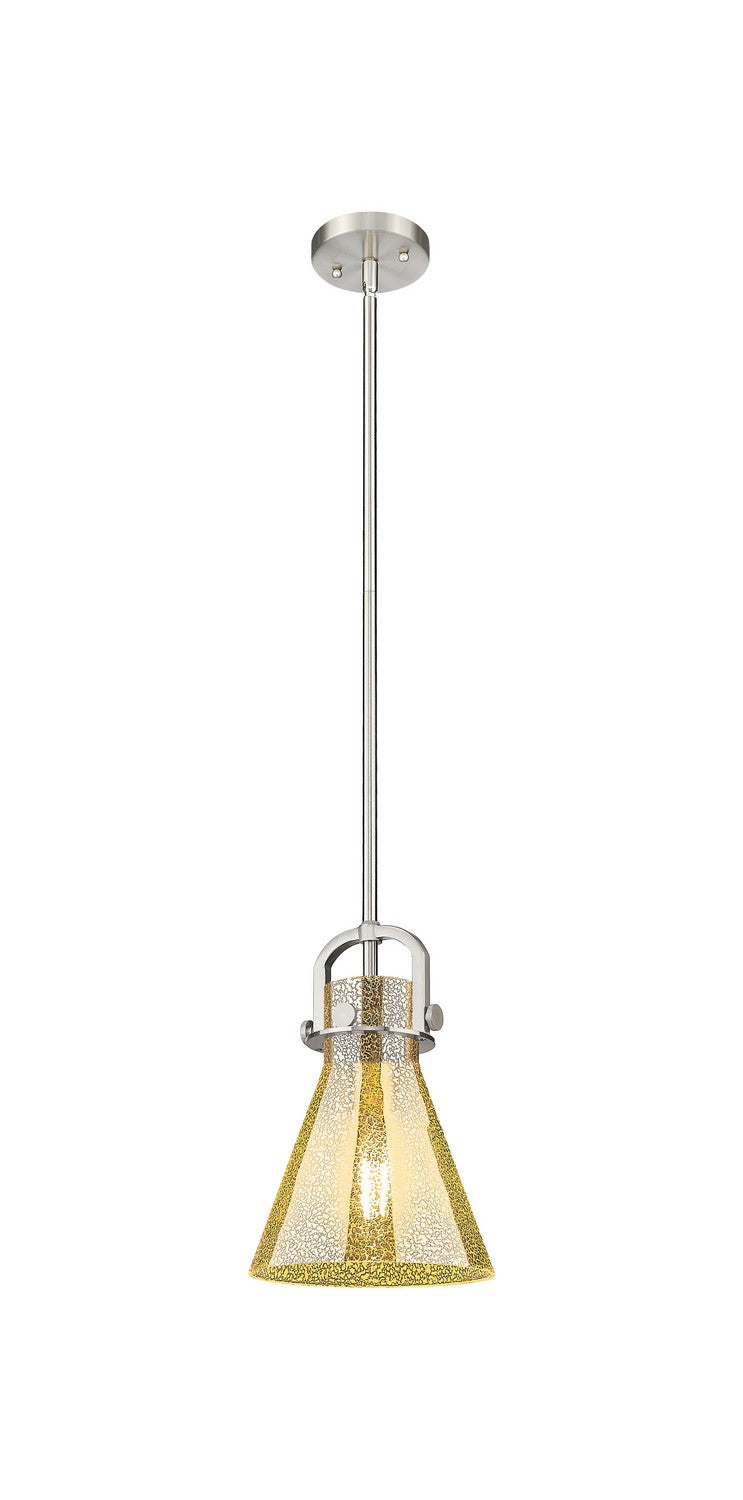 Innovations 410-1SS-SN-G411-8ME One Light Mini Pendant, Satin Nickel
