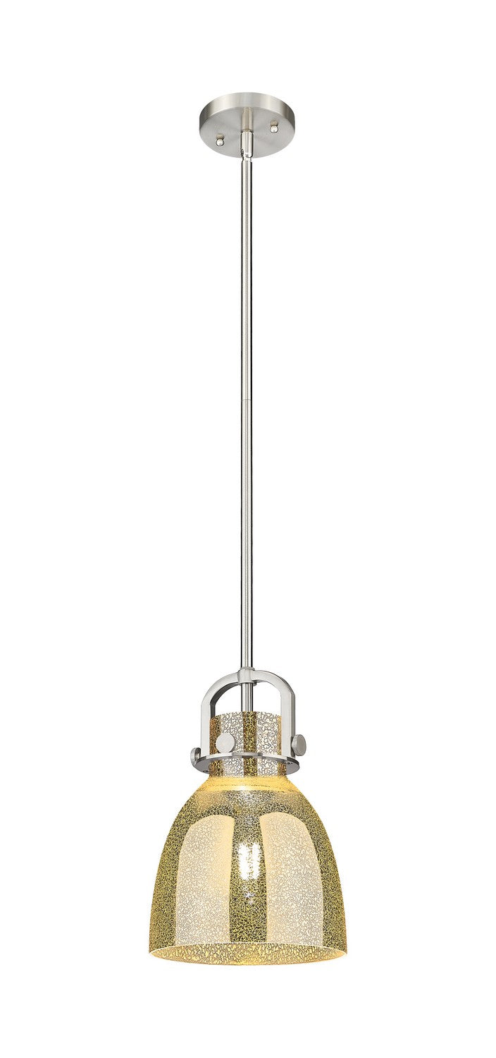 Innovations 410-1SS-SN-G412-8ME One Light Mini Pendant, Satin Nickel
