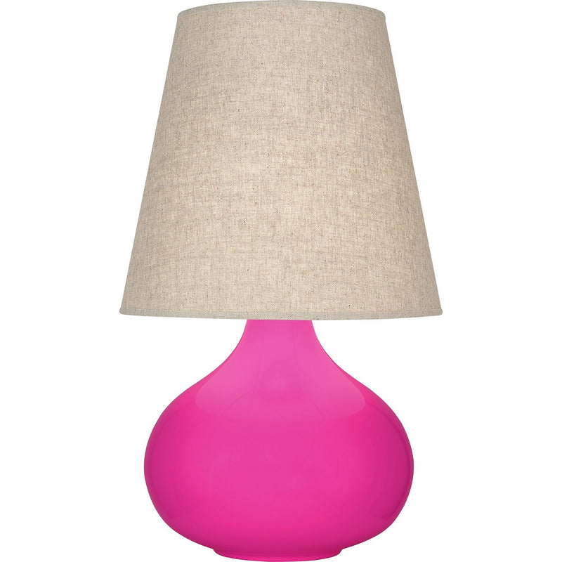 Robert Abbey RZ91 One Light Accent Lamp, Razzle Rose Glazed Ceramic