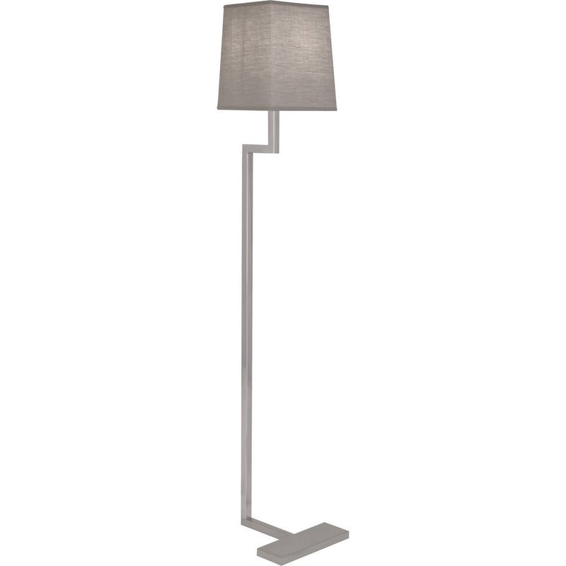 Robert Abbey S149G One Light Floor Lamp, Antique Silver