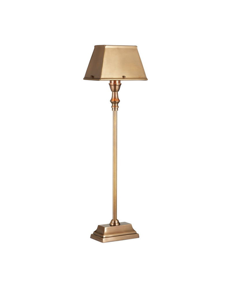 Currey and Company 6000-1058 One Light Table Lamp, Antique Brass