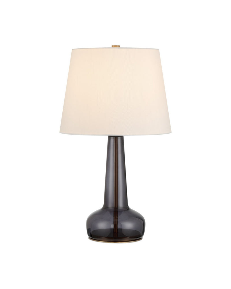 Currey and Company 6000-1063 One Light Table Lamp, Dark Purple