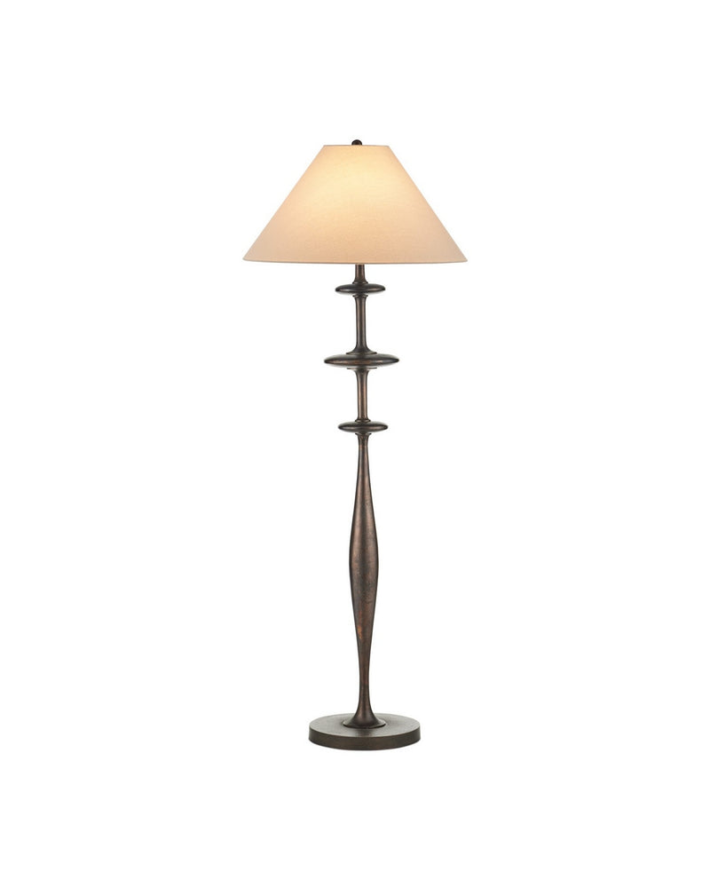 Currey and Company 8000-0178 One Light Floor Lamp, Dark Bronze