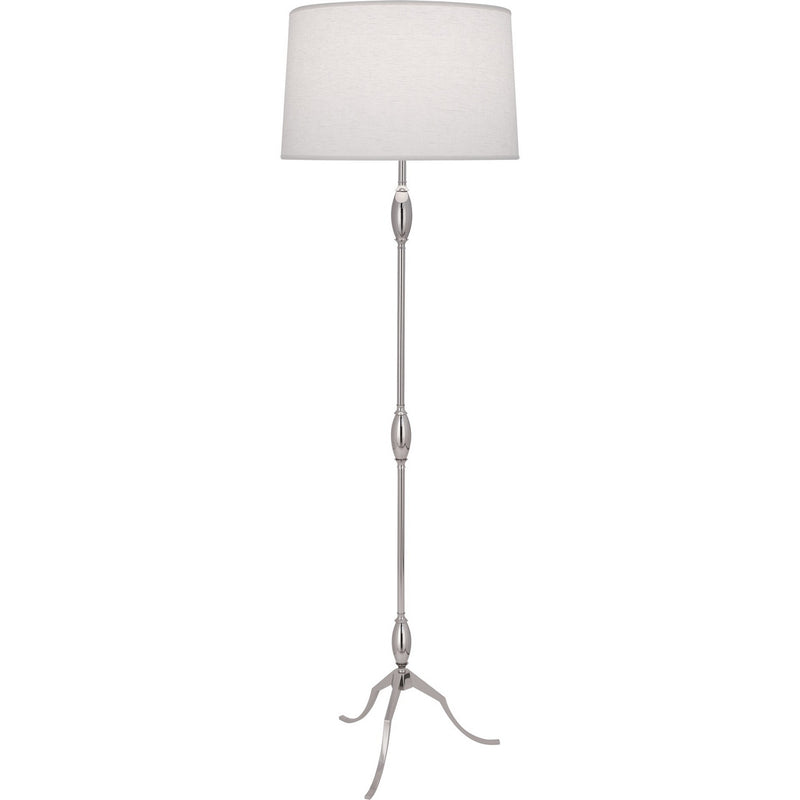 Robert Abbey S466 One Light Floor Lamp, POLISHED NICKEL