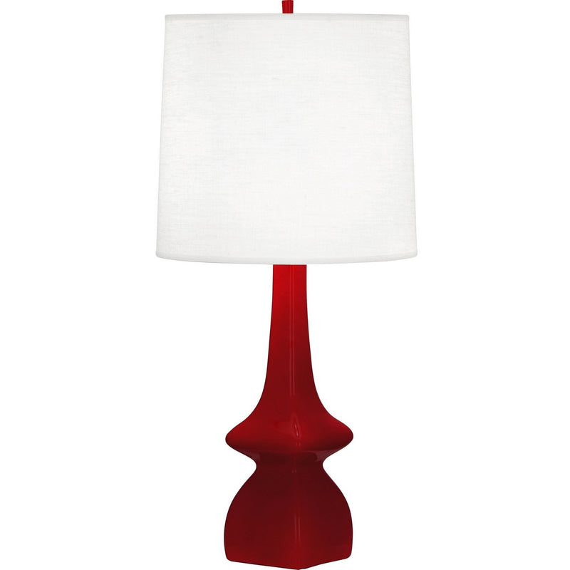 Robert Abbey SA210 One Light Table Lamp, Sangria Glazed Ceramic