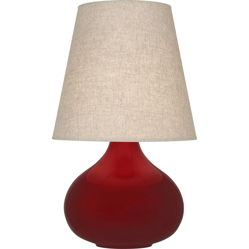 Robert Abbey SA91 One Light Accent Lamp, Sangria Glazed Ceramic