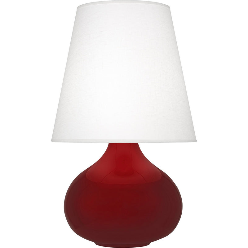 Robert Abbey SA93 One Light Accent Lamp, Sangria Glazed Ceramic