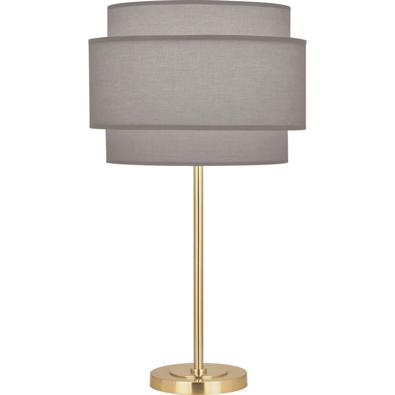 Robert Abbey SG130 One Light Table Lamp, Modern Brass